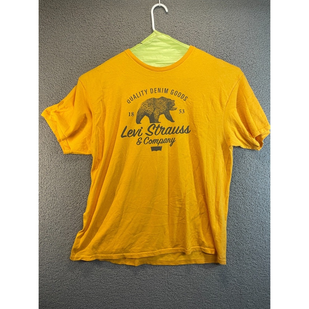Levi's Strauss T-Shirt Adults 2X Yellow